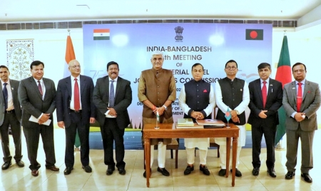 DHAKA : 38th Meeting of Ministerial level Joint Rivers Commission of India and Bangladesh held at New Delhi