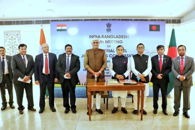 DHAKA : 38th Meeting of Ministerial level Joint Rivers Commission of India and Bangladesh held at New Delhi