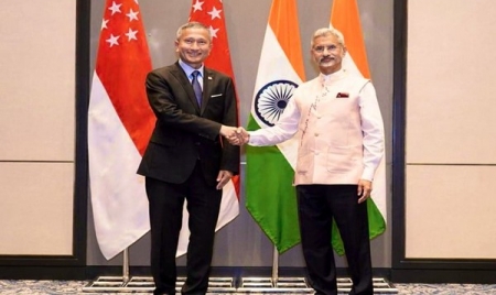 SINGAPORE CITY : ASEAN-India Foreign Ministers’ Meeting and other related meetings