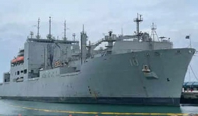 COLOMBO : US warship docks in India for the first time for repairs