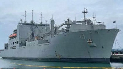 COLOMBO : US warship docks in India for the first time for repairs
