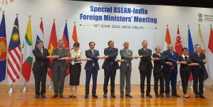 BANGKOK : The 9th ASEAN-India Senior Officials Meeting on Transnational Crimes (SOMTC)