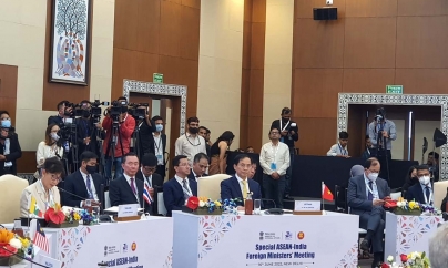 HANOI: The 9th ASEAN-India Senior Officials Meeting on Transnational Crimes (SOMTC)