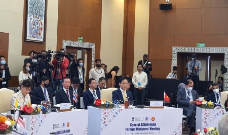HANOI: The 9th ASEAN-India Senior Officials Meeting on Transnational Crimes (SOMTC)