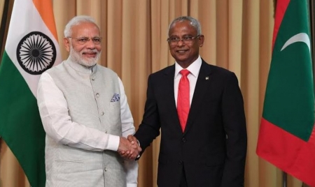 MALE : Official Visit of President of the Republic of Maldives to India