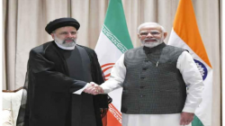 TEHRAN : Meeting of Prime Minister with the President of Iran on the sidelines of the SCO Summit
