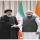TEHRAN : Meeting of Prime Minister with the President of Iran on the sidelines of the SCO Summit