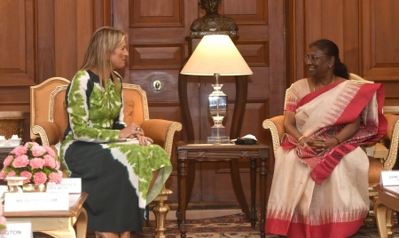 AMSTERDAM : Queen Maxima of The Netherlands Calls on The President