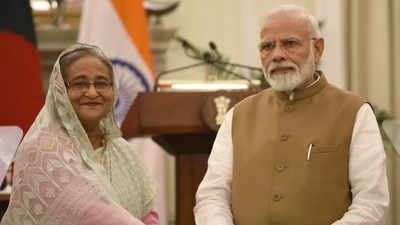 DHAKA : Sheikh Hasina lauds PM Modi for evacuating Bangladeshi students
