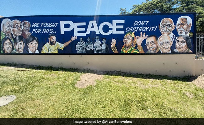DURBAN : Huge Mural Of Mahatma Gandhi, Others Unveiled In South Africa