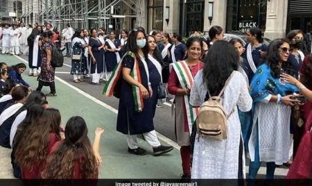 NEW YORK : Indian Expats In New York Set 2 World Records To Mark 75 Years Of Independence
