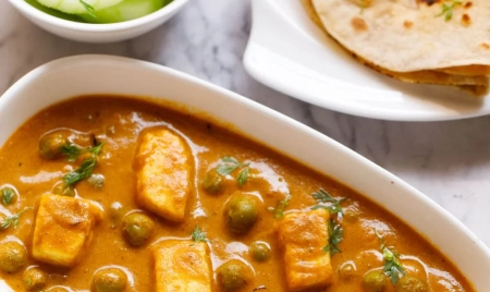 Matar Paneer Recipe