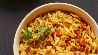 Tomato Rice (Thakkali Sadam)