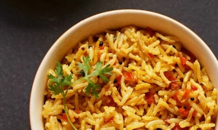 Tomato Rice (Thakkali Sadam)
