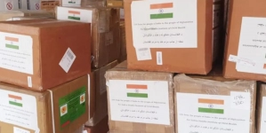 KABUL : India delivers the 13th batch of medical assistance to Afghanistan