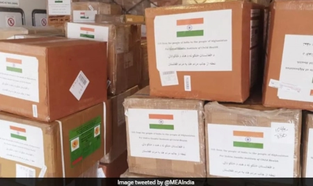 KABUL : India delivers the 13th batch of medical assistance to Afghanistan
