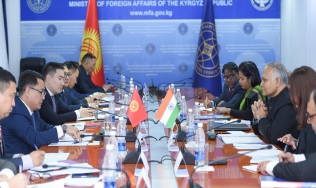 BISHKEK :12th India-Kyrgyz Republic Foreign Office Consultations