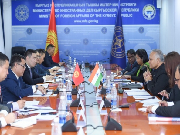 BISHKEK :12th India-Kyrgyz Republic Foreign Office Consultations