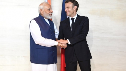 PARIS : Prime Minister’s meeting with the President of France on the sidelines of G-20 Summit in Bali