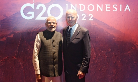 WASHINGTON : Prime Minister’s meeting with President of USA on the sidelines of the G-20 Summit in Bali