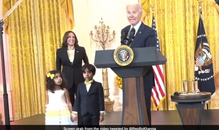 WASHINGTON: “My Impression Of Light”- Biden Invites Children On Stage At Diwali Event