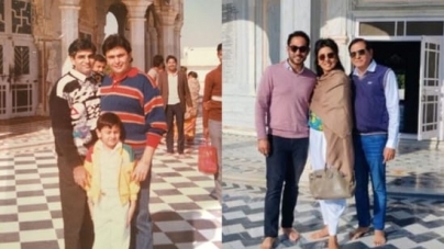 MUMBAI: Neetu Kapoor shares old pic of Rishi Kapoor and Ranbir Kapoor inside Jaipur temple, visits it again ‘after 30 years’
