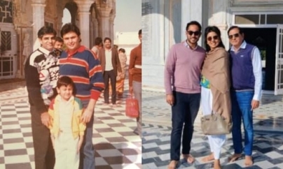 MUMBAI: Neetu Kapoor shares old pic of Rishi Kapoor and Ranbir Kapoor inside Jaipur temple, visits it again ‘after 30 years’