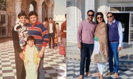 MUMBAI: Neetu Kapoor shares old pic of Rishi Kapoor and Ranbir Kapoor inside Jaipur temple, visits it again ‘after 30 years’