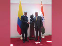 BOGOTA: Meeting between Secretary (East) and Vice Minister of Foreign Affairs of the Republic of Colombia