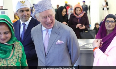 LONDON: King Visits Gurdwara: Charles Lauds ‘Langar’, Sikh Community Service During Covid