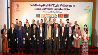 NEW DELHI : 10th meeting of the BIMSTEC Joint Working Group on Counter Terrorism and Transnational Crime (JWG-CTTC)