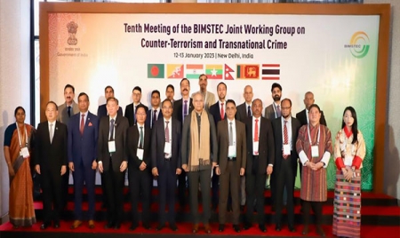 NEW DELHI : 10th meeting of the BIMSTEC Joint Working Group on Counter Terrorism and Transnational Crime (JWG-CTTC)
