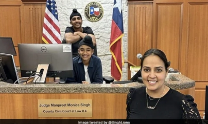 HOUSTON : Indian-Origin Manpreet Monica Singh Becomes First Female Sikh Judge In US