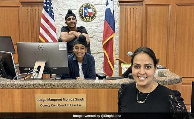 HOUSTON : Indian-Origin Manpreet Monica Singh Becomes First Female Sikh Judge In US