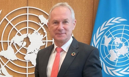 NEW DELHI : Visit of H.E. Mr. Csaba Korosi, President of the 77th Session of the United Nations General Assembly