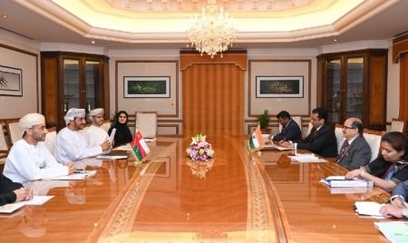 MUSCAT : 12th round of the India-Oman Strategic Consultative Group Meeting