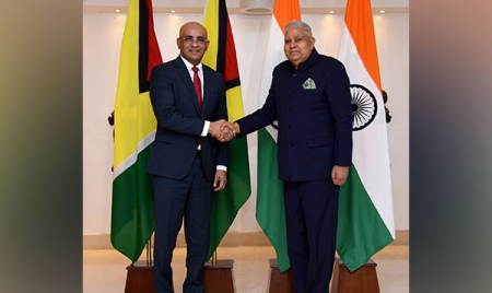 GEORGETOWN : Visit of Vice President of Guyana, H.E. Dr. Bharrat Jagdeo to India