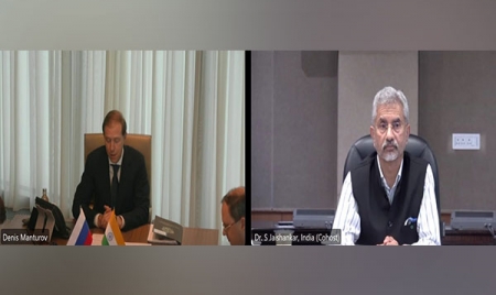 MOSCOW : India-Russia Inter-Governmental Commission on Trade, Economic, Scientific, Technological and Cultural Cooperation (IRIGC-TEC) Virtual Review Meeting