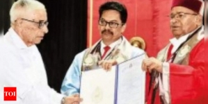 MANGALURU : Age no bar, Bengaluru professor gets his PhD at 79