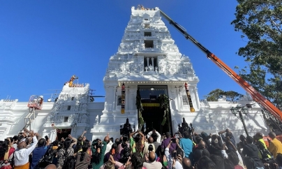 MELBOURNE: Thousands Attend Hindu Temple’s Restoration Ceremony In Australia
