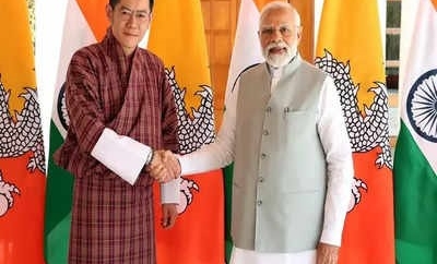 THIMPHU: PM Modi holds talks with Bhutan King; focus on bilateral ties.