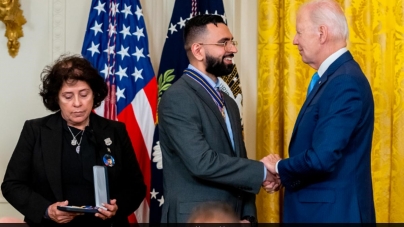 NEW YORK: Joe Biden Honours Indian-Origin NYPD Officer Sumit Sulan With Medal Of Valour