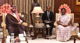 RIYADH: President of India hosts Crown Prince and Prime Minister of The Kingdom of Saudi Arabia