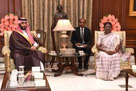 RIYADH: President of India hosts Crown Prince and Prime Minister of The Kingdom of Saudi Arabia