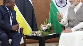 MAPUTO: PM Modi Meets Mozambique President In Gujarat, Defence, Trade Talks In Focus