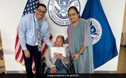 NEW YORK: “Age Is Just A Number”: 99-Year-Old Indian Woman Granted US Citizenship