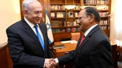 JERUSALEM: Ajit Doval Meets Israeli PM Netanyahu, Discuss Gaza War, Humanitarian Aid