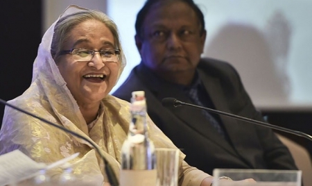 DHAKA: “First Burn Wives’ Sarees”- Sheikh Hasina Slams Rivals’ India Boycott Call