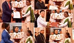 RIYADH: Envoys of Five Nations Present Credentials to the President of India