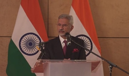 JOHANNESBURG: Launch of BRICS India 2026 Logo, Theme and Website by the External Affairs Minister